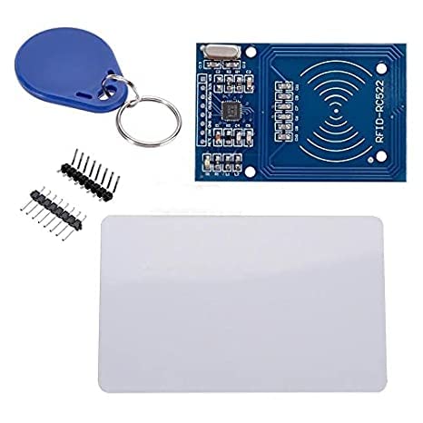 RC522 RFID Kit-13.56MHz RFID-RC522 Reader/Writer Module+Standard Blank RFID Chip+Straight Header Strip+Right-Angle Header Strip+A Special Shaped RFID Tag Keychain AB0193 - Image 3