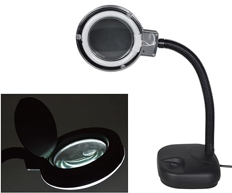 10X Light-Weight Portable Tabletop Gooseneck Led Magnifying Lamp Magnifier Desk AB0115 - Image 5