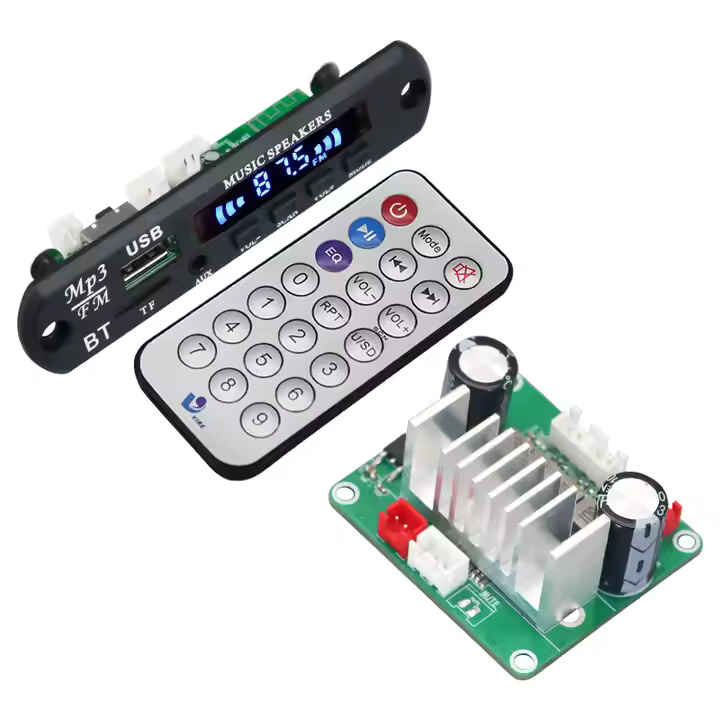 VIRE DC 12-24V Input Digital Audio Stereo Amplifier for Bluetooth Module 5V Output 2*50W TPA3116 Amplifier Board Made Plastic - Image 6